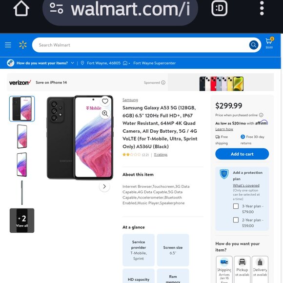 NEW UNLOCKED 5G SAMSUNG PHONE WITH 12 OR 6 MPNTHS DATA PLAN. $249 OR.$209 - Picture 5 of 16